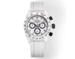 ROLEX Daytona 40*13.5MM Ceramics Bezel 7750 Movement White Watch